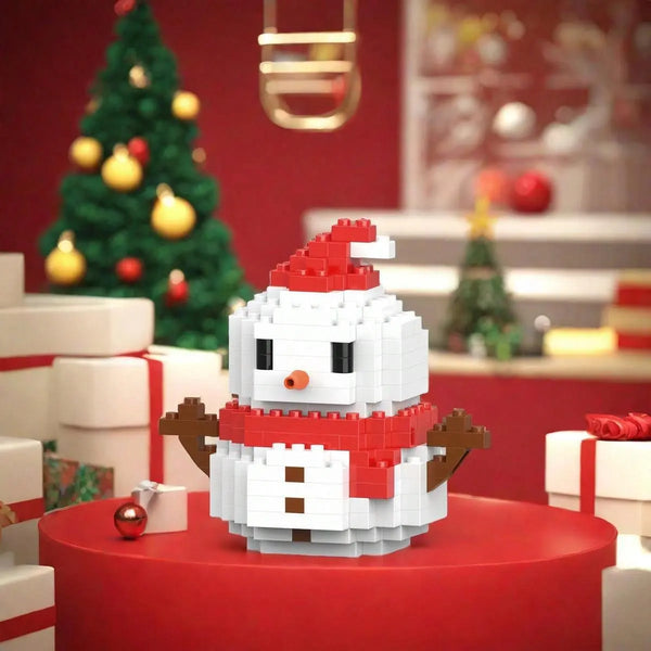 Mikropartikel, Weihnachtsmann- und Rentier-Schneemann-Design, DIY Kreatives Bausteinmodellspielzeug & Desktop-Dekoration für Zuhause & Büro #GLOBAL PICKS