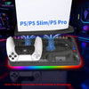GAMINJA P58 Ladestation Kühlhalterung Kompatibel mit PS5 Konsole, Vertikalständer Lüfter, Multifunktionale Kühl- & Ladestation für PS5 Slim Pro Alle Modelle Universal #GLOBAL PICKS