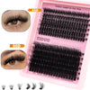 10-20Mm Mixed Individual Cosmetic False Lashes Clusters, 240Pcs/234Pcs/300Pcs/308Pcs/Set Volume Curly Thick Fake Eyelashes, Makeup Enhancement Lashes Clusters Kit, Cosmetic for Gift #GLOBAL PICKS