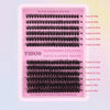 10-20Mm Mixed Individual Cosmetic False Lashes Clusters, 240Pcs/234Pcs/300Pcs/308Pcs/Set Volume Curly Thick Fake Eyelashes, Makeup Enhancement Lashes Clusters Kit, Cosmetic for Gift #GLOBAL PICKS