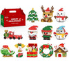 Mikropartikel, Weihnachtsmann- und Rentier-Schneemann-Design, DIY Kreatives Bausteinmodellspielzeug & Desktop-Dekoration für Zuhause & Büro #GLOBAL PICKS