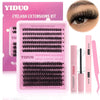 10-20Mm Mixed Individual Cosmetic False Lashes Clusters, 240Pcs/234Pcs/300Pcs/308Pcs/Set Volume Curly Thick Fake Eyelashes, Makeup Enhancement Lashes Clusters Kit, Cosmetic for Gift #GLOBAL PICKS