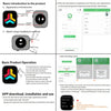 Fitness Tracker Smartwatch mit Anruffunktion, Touchscreen Activity Watch für iPhone und Android, Bluetooth Anruf Gesundheits-Wearable, Digitale Smartwatch