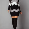 Women Hip Spring Autumn Vintage Strip Befree Dress Large Big Sexy Boho Casual Party Elegant Dresses Plus Sizes