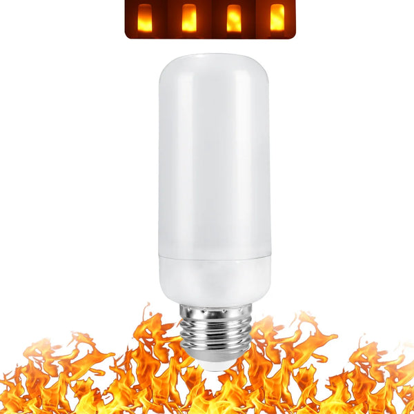 3 Modes+Gravity Sensor 9W 12W E27 E26 E14 B22 Flame Bulb 85-265V LED Flame Effect Fire Light Flickering Emulation Decor LED Lamp