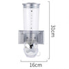 Kitchen Storage Food Organizer Wall Mounted Dry Food Cereal Dispenser Snack Grain Plastic Storage Container Box Rack for Home