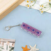 Lighting LED Keyboard Keychain Fidget Toys Clicker Sensory Toy Stress Relief  for Keyboard Keychain Fidget Gadget for Adults toy