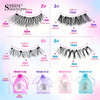 No Glue Needed Magnetic Lashes Reusable Natural Look Magnetic False Eyelashes Set with Tweezer Tool Fluffy Faux Mink Eyelash New