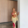 New Bikini Beach Skirt Tunics for Beach Long Leaves Print Bikini Cover up Robe de Plage Sarong Beach Swimsuit cover-ups