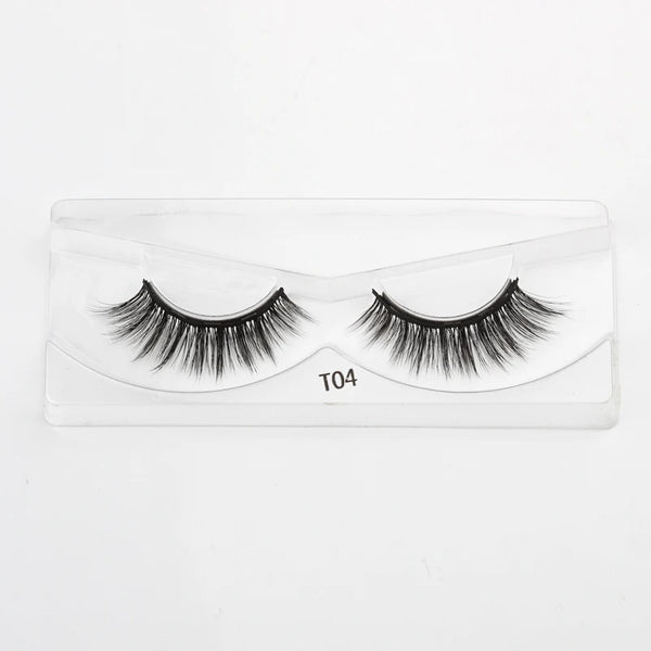 1/3/4 Pairs Magnetic Eyelashes Kit Waterproof Liquid Eyeliner Tweezers Soft Faux Cils Fluffy False Eyelashes Makeup Set Tool Hot