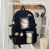 Japanese Style Backpack for Girls Korean Style Cute Kawaii Bag Campus Student Book Bag  Casual Large Capacity Laptop Bag