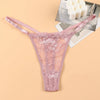 Women's Lace Mini Panties Adjustable See-Through Sexy Erotic Thongs Low Waist Tight Female Bikini T Underpants Soft Breathable