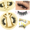 No Glue Needed False Magnetic Eyelashes Set with Tweezers Reusable Magnetic Fake Eyelash Natural Fluffy Faux Mink Lashes Makeup