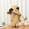 Men Fan Hat With Solar Panel Wide-Brimmed Shawl Fishing Hat Solar USB Charging UV-Protection Outdoor Hat