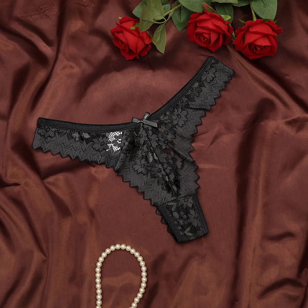 Women's Panties Sexy Low-Waist sexy lingerie Lingerie Breathable Briefs Soft Comfortable Panty Breathable Thong Lace Trim