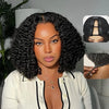 250% Kinky Curly V Part Wig Human Hair No Leave Out Upgrade Deep Curls V Shape Wig No Glue Clip In Half Wig For Women Easy To Go
