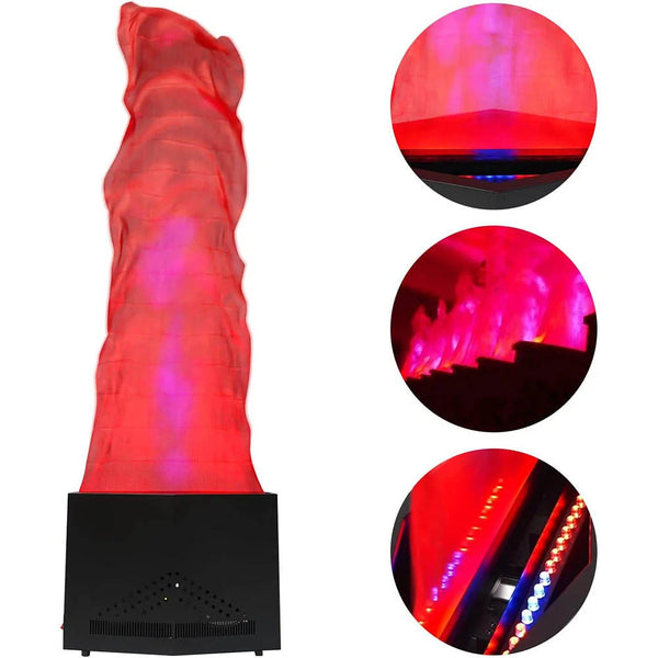 2026 Stage LED Fire Flame Lamp Artificial Silk Cloth Electronic Fire Pot for Outdoor Bonfire Party Opening Ceremony Fire Effect
