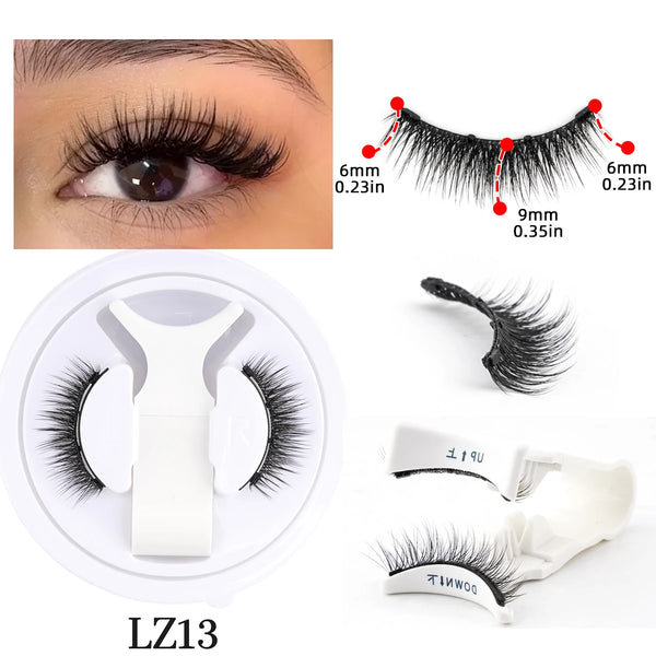 No Glue Needed Magnetic Lashes Reusable Natural Look Magnetic False Eyelashes Set with Tweezer Tool Fluffy Faux Mink Eyelash New