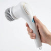 Effortless Electric Grease Scrubber, Rechargeable Cordless Power Cleaning Brush, for Kitchen Sink Tile & Stubborn Stains