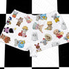 Harajuku Goth Sexy Hot Girls Bottoms Punk Rock Streetwear Y2K Aesthetic Cartoon Cat Print Mini Shorts Summer Casual Chic Fashion