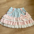 1768 Blue Pink Skirt / XS
