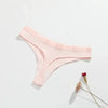 Women Sexy Thong Women Tanga Low Waist Underwear Girls Brief Breath T-back Cotton Panties Female Solid Color Underpant Ladies