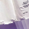 2025 New Women Skirt White Denim Long Skirts Letter Print Korean Style Fashion Hole Oversize Plus Size Female Skirts