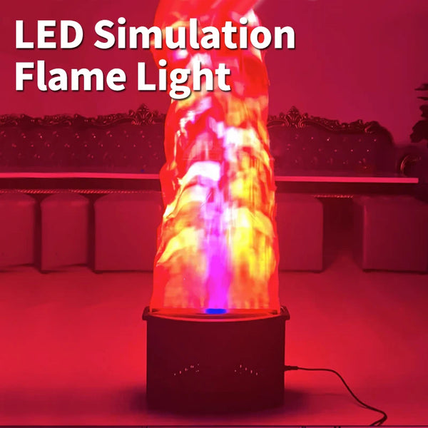 2026 Stage LED Fire Flame Lamp Artificial Silk Cloth Electronic Fire Pot for Outdoor Bonfire Party Opening Ceremony Fire Effect