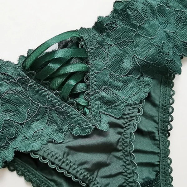 Women Sexy Lace Panties Low-Waist Briefs Thong Female Summer Underwear G String Breathable Lingerie Embroidery Intimates