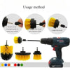 Brush Drill Brush Attachment Power Scrubber Tools For Cleaning Carpet & Leather And Upholstery Soft Cleaning Brush Accessories
