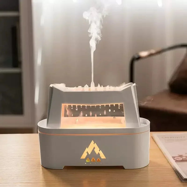 Water droplet rain sound aromatherapy diffusion humidifier, 300ML flame  diffuser suitable for bedrooms, yoga studios provide so