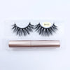 Magnetic Eyelashes With Eyeliner Kit 1Pair / Pack Reusable Most Natural Looking 3d Faux Mink Lashes No Glue magnetic lashes