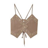 Light brown top / M