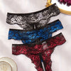 1PCS Lace Thong Women's Tanga Low Waist Sexy Lingeries Transparent Panties Laides T Back Pants Girls Underwear Female Underpants