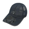 Outdoor Solar Fan Sun Hat USB Rechargeable Breathable Baseball Cap Summer Sun Protection Sunscreen Hat