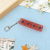 Lighting LED Keyboard Keychain Fidget Toys Clicker Sensory Toy Stress Relief  for Keyboard Keychain Fidget Gadget for Adults toy