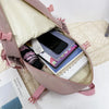 Japanese Style Backpack for Girls Korean Style Cute Kawaii Bag Campus Student Book Bag  Casual Large Capacity Laptop Bag