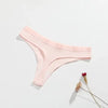 Women Sexy Thong Women Tanga Low Waist Underwear Girls Brief Breath T-back Cotton Panties Female Solid Color Underpant Ladies