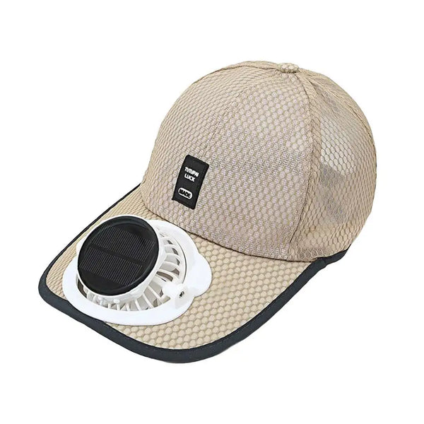 Outdoor Solar Fan Sun Hat USB Rechargeable Breathable Baseball Cap Summer Sun Protection Sunscreen Hat