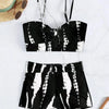 Drawstring Front Shorts Bikinis 2026 High Waist Swimsuit Women Swimwear Female Bathers Bathing Swimming Swim Suit Beachwear