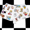 Harajuku Goth Sexy Hot Girls Bottoms Punk Rock Streetwear Y2K Aesthetic Cartoon Cat Print Mini Shorts Summer Casual Chic Fashion