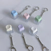 1/2 Key LED Keyboard Button  Clicker Mechanical Keyboard  Keychain For Gifts To Pass The Boring Time Stress Relief