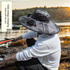 Fashion Solar Fan Hat Rechargeable USB Charging Fisherman Hat UPF 50+ with 2 Solar Fan Bucket Hat Outdoor
