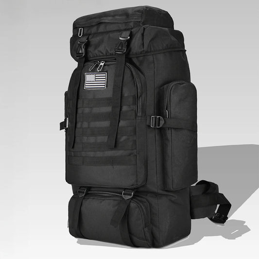 80L/100L  Mountaineering Bag Climb Bag Tactical Backpacks Large Backpack Outdoors Hiking Camping Travel Bags