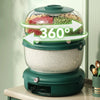9kg Rotatable Cereal Container For Bulk Rice Barrels Containers Sealed Insectproof Tank Grain Dispenser Kitchen Storage Box