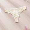 Fashion Cute Print Panties for Women Thongs Cotton Spring Summer Soft Lingeries Sexy Hot Bow Women's Intimates Tangas Mujer