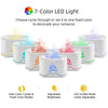 300ml Remote Control Flame Aroma Diffuser Ultrasonic Air Humidifier Mist Maker Fogger With 3 Essential Oils 7 Colors Flame Lamp