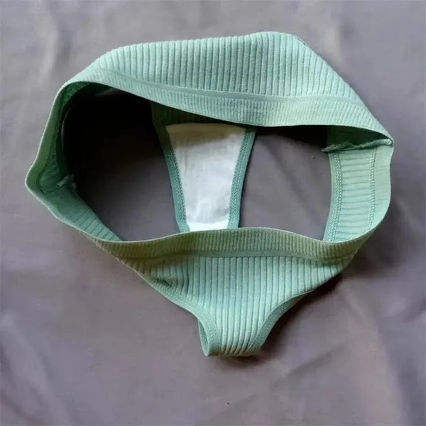 Women Sexy Thong Women Tanga Low Waist Underwear Girls Brief Breath T-back Cotton Panties Female Solid Color Underpant Ladies