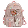 Japanese Style Backpack for Girls Korean Style Cute Kawaii Bag Campus Student Book Bag  Casual Large Capacity Laptop Bag