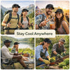 USB Charging Solar Fan Hat Breathable Anti UV Baseball Cap Outdoor Cooling Sunscreen Sunshade Headwear for Men Women